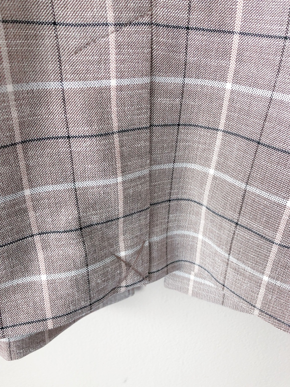 Reitman blazer size 10 women’s jacket plaid taupe - Picture 10 of 14